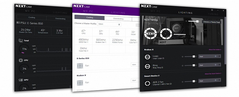 Стала доступна версия 4.0 программного обеспечения NZXT CAM - 1 Стала доступна версия 4.0 программного обеспечения NZXT CAM