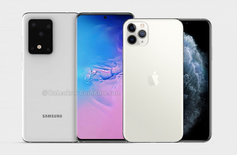 Samsung Galaxy S11+ выглядит монстром рядом с iPhone 11 Pro Max