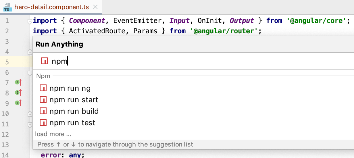 WebStorm 2019.3: ускоренный запуск, усовершенствованная поддержка Vue.js и другие улучшения - 8 run-anything-popup