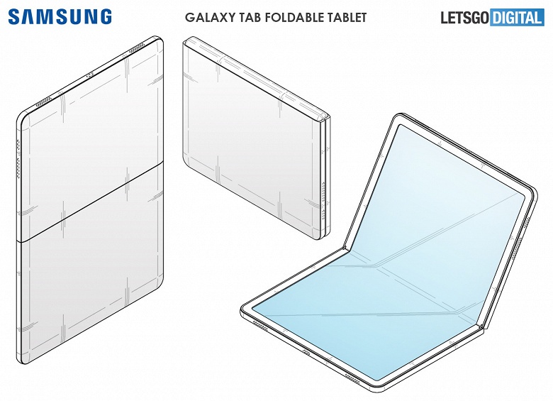 Так будет выглядеть гибкий планшет Samsung Galaxy Fold