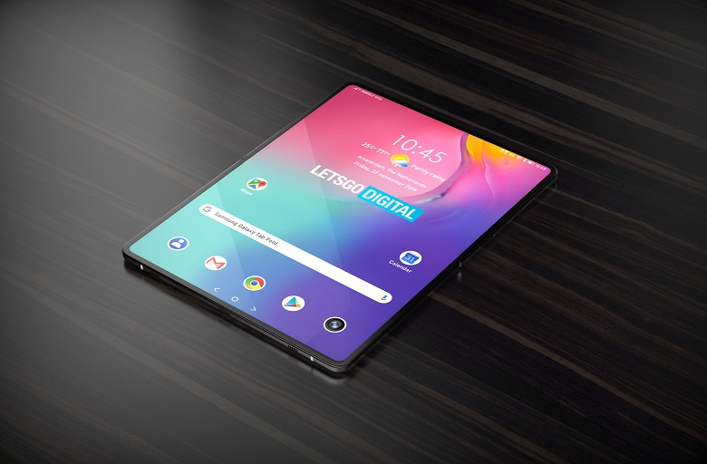 Так будет выглядеть гибкий планшет Samsung Galaxy Fold