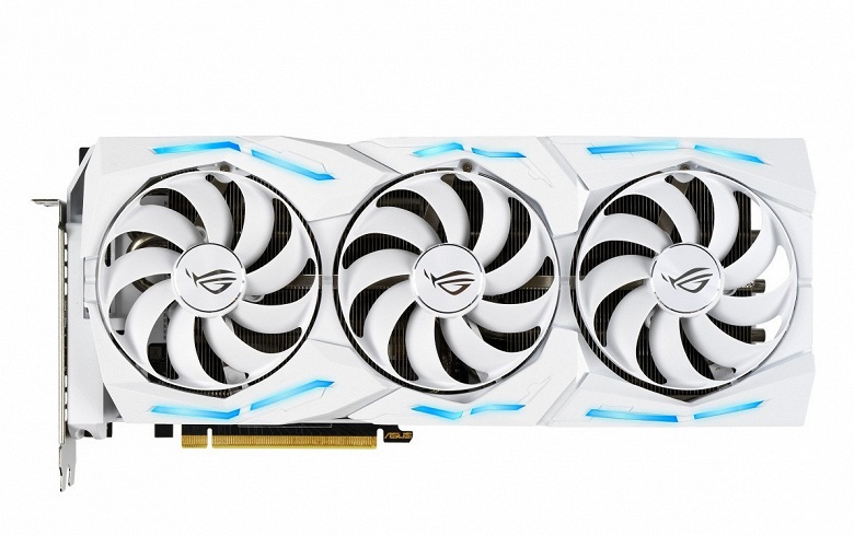 Появились изображения видеокарты Asus ROG Strix RTX 2080 Ti White Edition