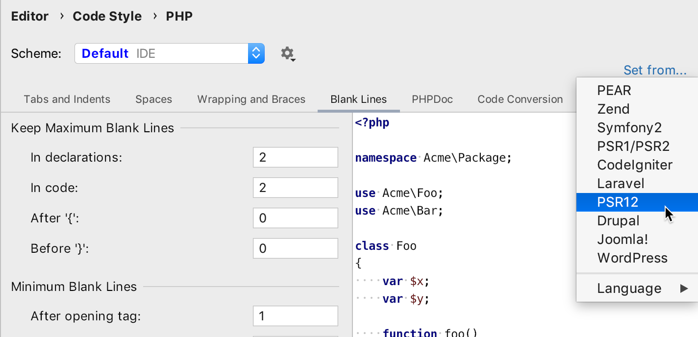 PhpStorm 2019.3: поддержка PHP 7.4, PSR-12, WSL, MongoDB и многое другое - 19