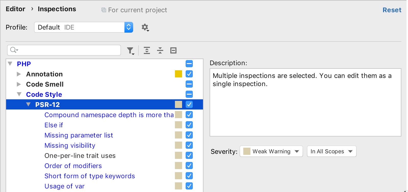 PhpStorm 2019.3: поддержка PHP 7.4, PSR-12, WSL, MongoDB и многое другое - 20