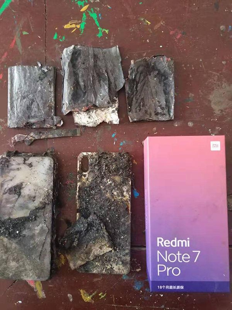 Снова негарантийный случай: смартфон Xiaomi Redmi Note 7 Pro загорелся без видимых причин