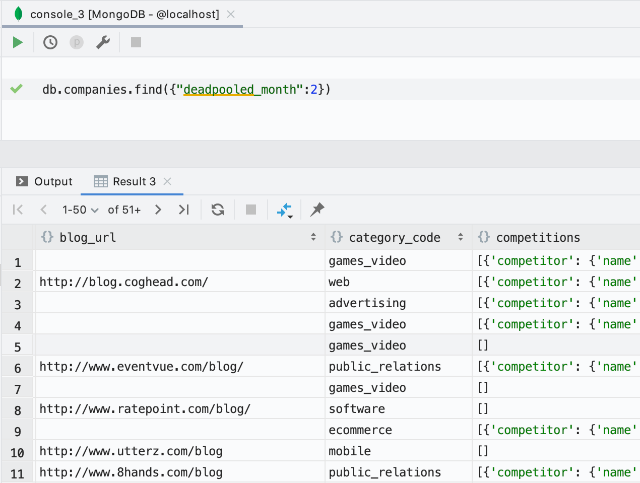 DataGrip 2019.3: MongoDB, дебаггер, модный прогресс-бар, много новых инспекций - 5