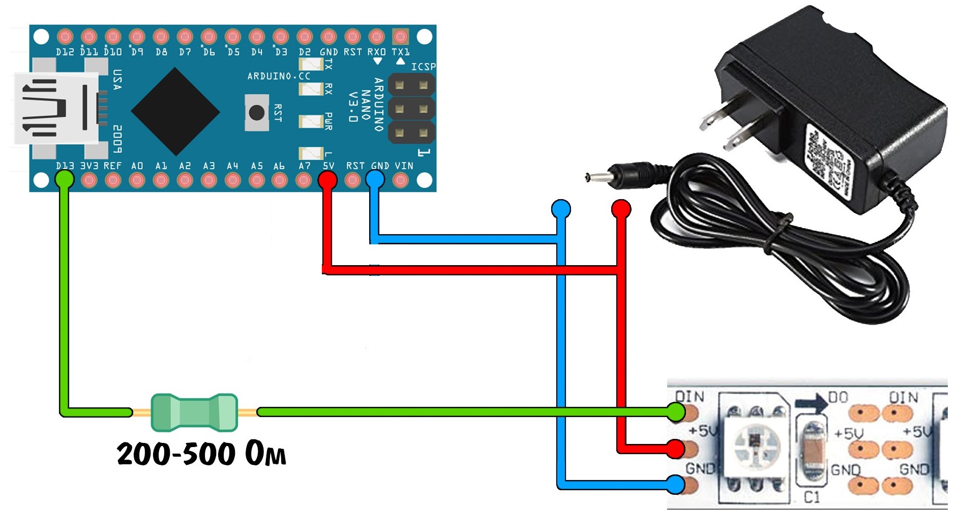 Новогоднее настроение из Arduino и палок - 2