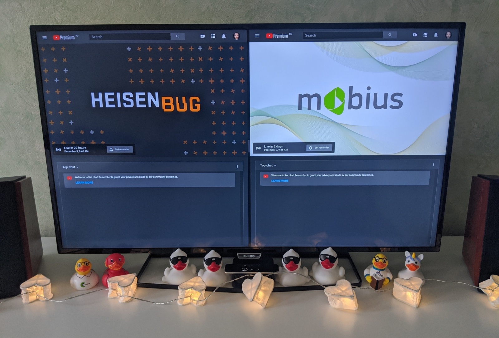 Открытые трансляции Heisenbug и Mobius - 1