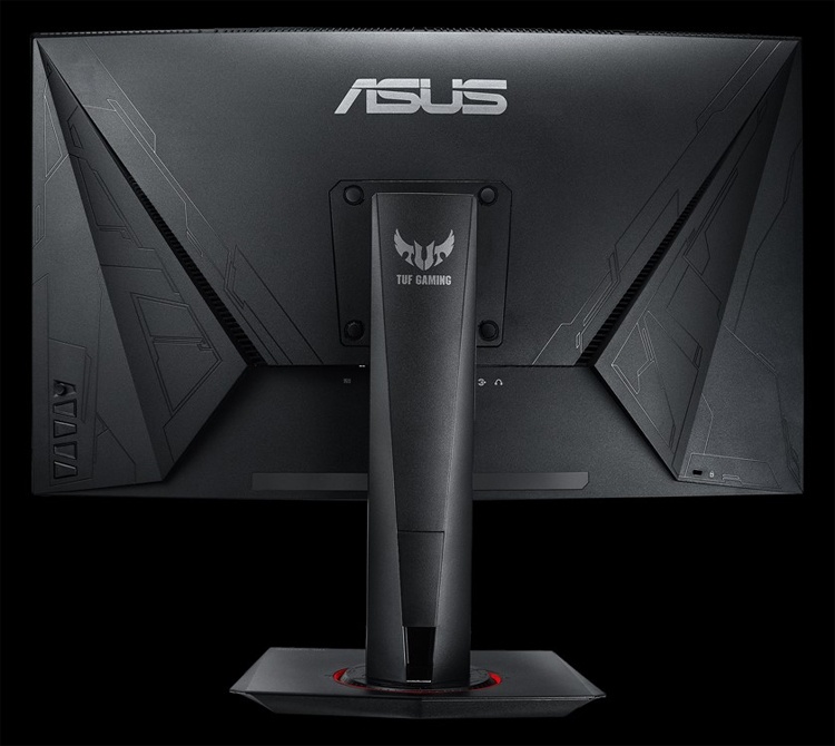 Монитор ASUS TUF Gaming VG27WQ имеет вогнутую форму