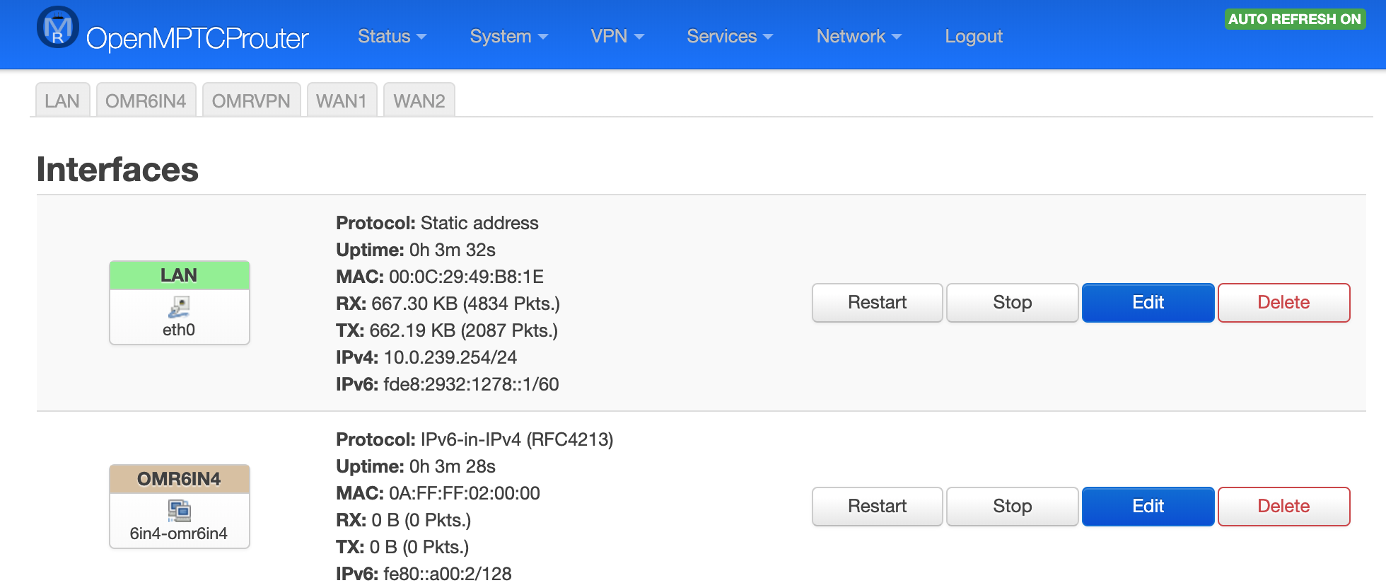 Настоящее суммирование интернет-каналов — OpenMPTCPRouter - 11