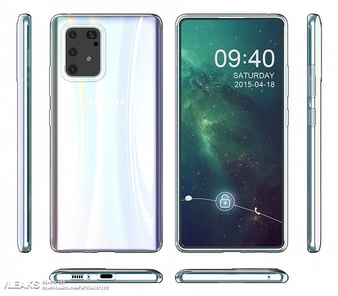 Где прячется селфи-камера Samsung Galaxy S10 Lite?