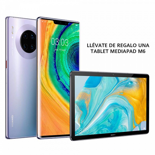 Покупатели Huawei Mate 30 Pro получают 10-дюймовый планшет MediaPad M6 стоимостью 349 евро