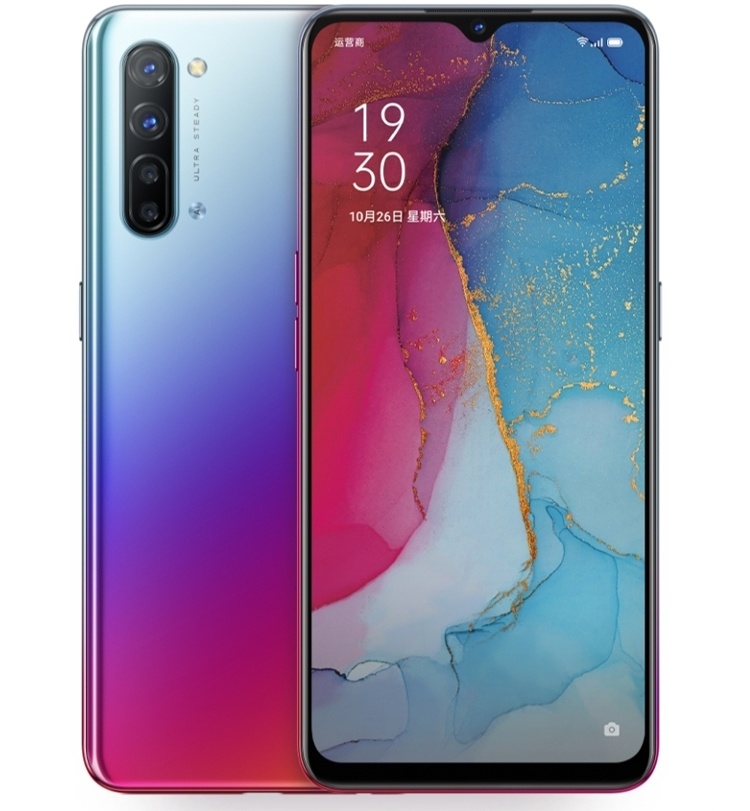 Полностью рассекречен смартфон OPPO Reno 3 5G на платформе MediaTek Dimensity