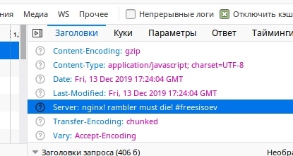 15.12.19 с 12:00 МСК в Интернете прошел тридцатиминутный блэкаут в поддержку Игоря Сысоева, автора Nginx - 2