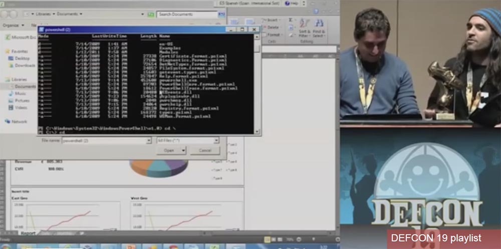 Конференция DEFCON 19. Начальство любит Excel, хакеры тоже - 17
