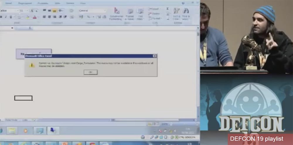 Конференция DEFCON 19. Начальство любит Excel, хакеры тоже - 26