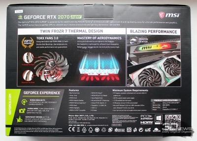 Новая статья: Обзор видеокарты MSI GeForce RTX 2070 SUPER Gaming X: минус 33 миллиметра и 110 граммов