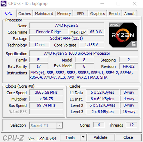 Самый дешёвый шестиядерник стал ещё лучше: AMD Ryzen 5 1600 теперь построен на Zen+