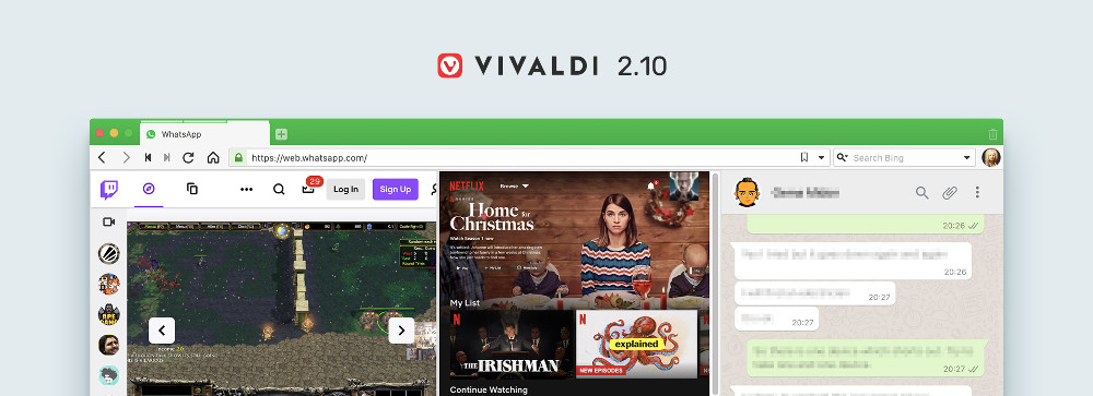 Vivaldi 2.10 — Агент под прикрытием - 1