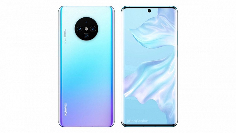 Huawei уличили в использовании неофициального рендера Huawei Mate 30 Pro