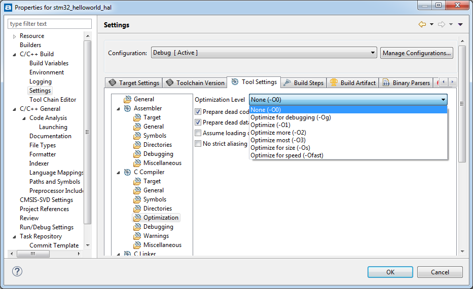 STM32 fast start. Часть 2 Hello World на HAL, отладка в Atollic TrueSTUDIO - 10