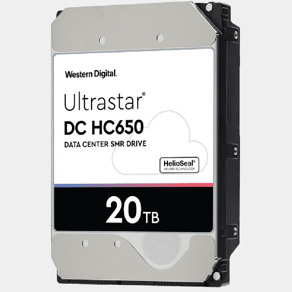 Начались поставки HDD Western Digital объемом 18 и 20 ТБ, в которых используется технология CMR и SMR соответственно 