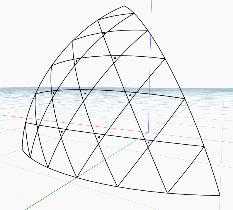 Геодезический купол. Об устройстве и моем опыте расчетов - 7 Геодезический купол. Об устройстве и моем опыте расчетов - 7