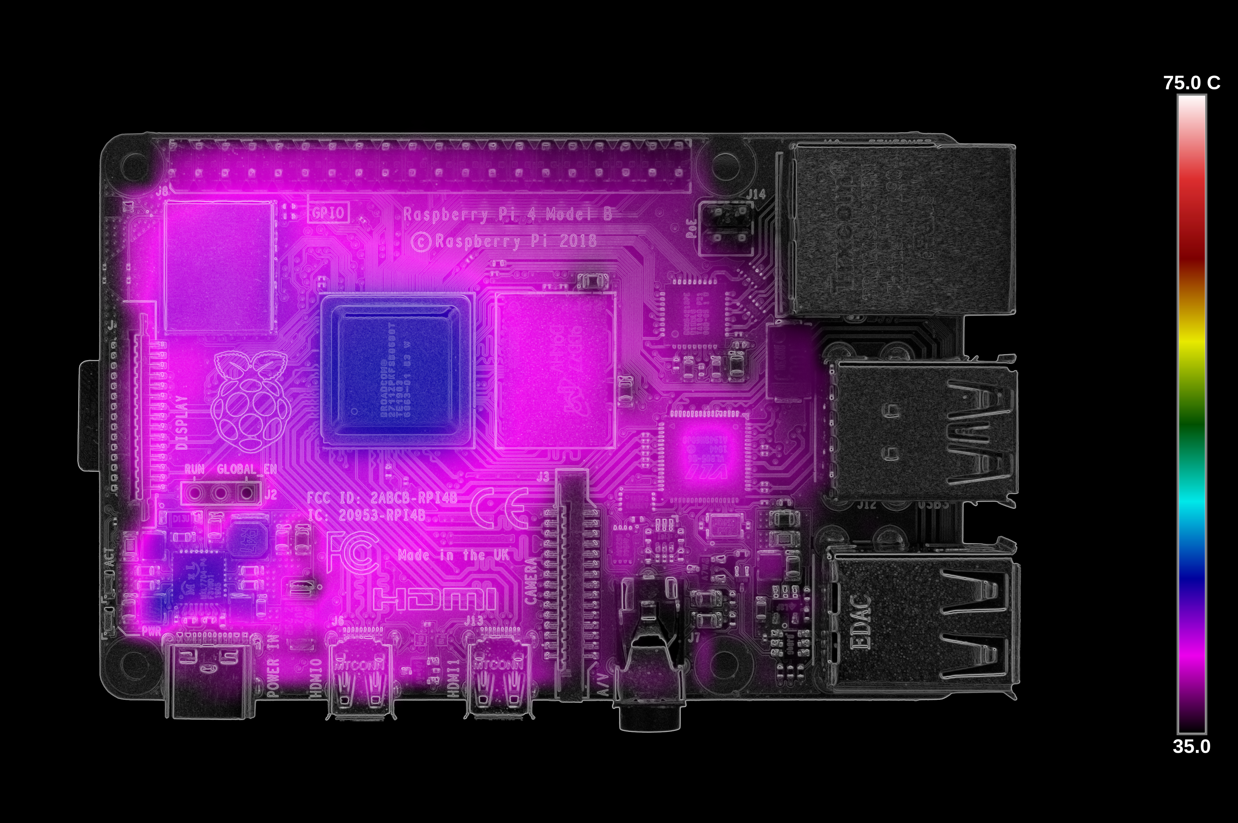 Тестирование Raspberry Pi 4 на нагрев - 23