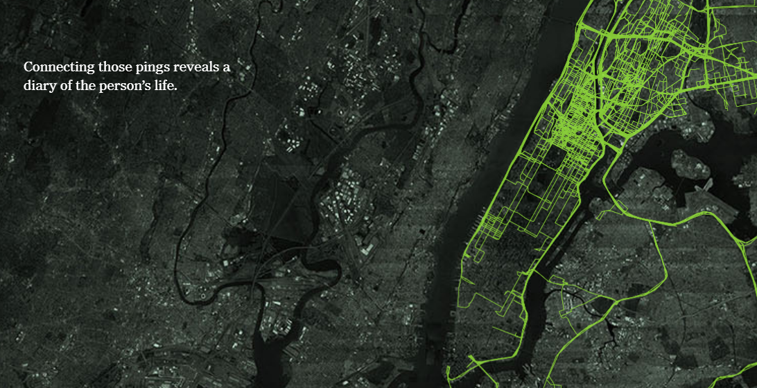 Журналисты NYT добыли файл с геолокациями 12 млн американцев. Он позволяет идентифицировать личность по перемещениям - 5 image