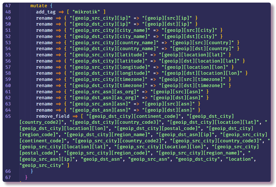 Разбор настройки ELK 7.5 для анализа логов Mikrotik - 7 Разбор настройки ELK 7.5 для анализа логов Mikrotik - 7