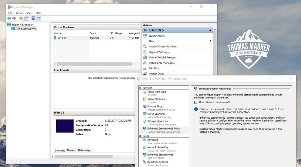 Hyper-V для разработчиков под Windows 10 - 4