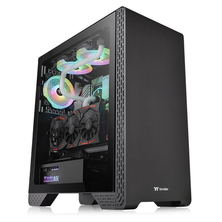 Корпус Thermaltake S300 TG вышел в белом и чёрном исполнениях