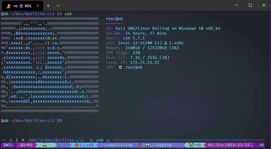 Настройка окружения в CLI. WSL - Windows Terminal - 17