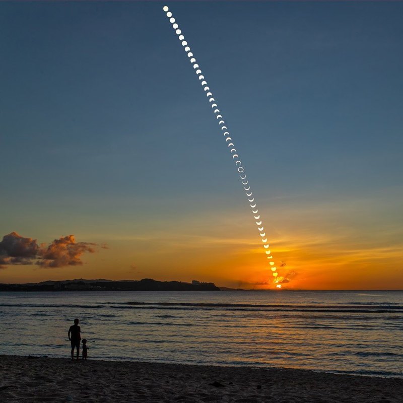 Огненное кольцо: завораживающие фотографии зимнего затмения