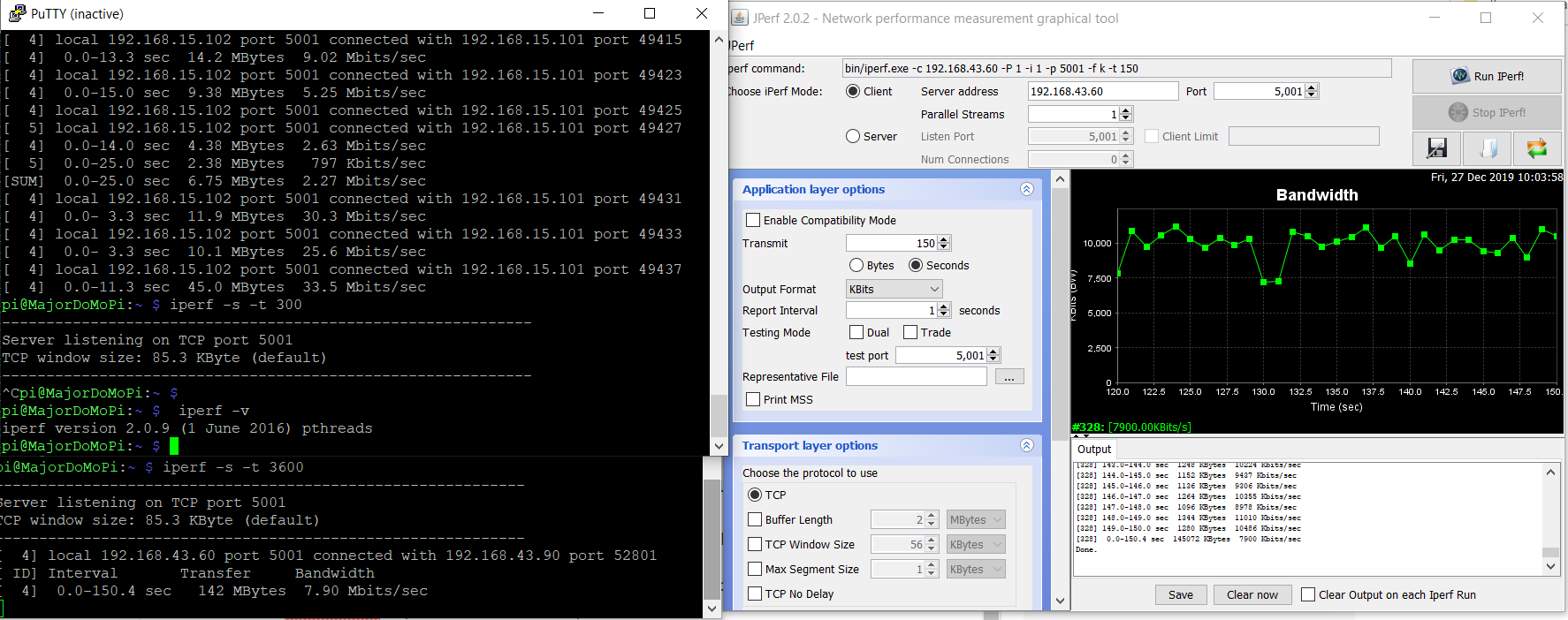 Raspberry Pi и iperf — тестер пропускной способности для устройств «Умного дома» и Интернета вещей - 2 Raspberry Pi и iperf — тестер пропускной способности для устройств «Умного дома» и Интернета вещей - 2