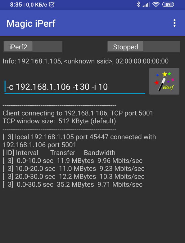 Raspberry Pi и iperf — тестер пропускной способности для устройств «Умного дома» и Интернета вещей - 3