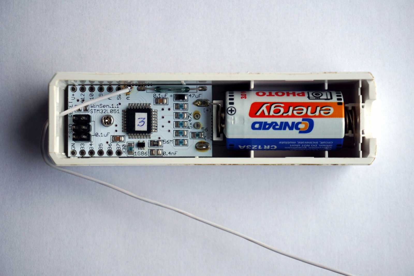 Самодельные беспроводные оконные датчики: STM32L051 + RFM69 + Android - 4 image