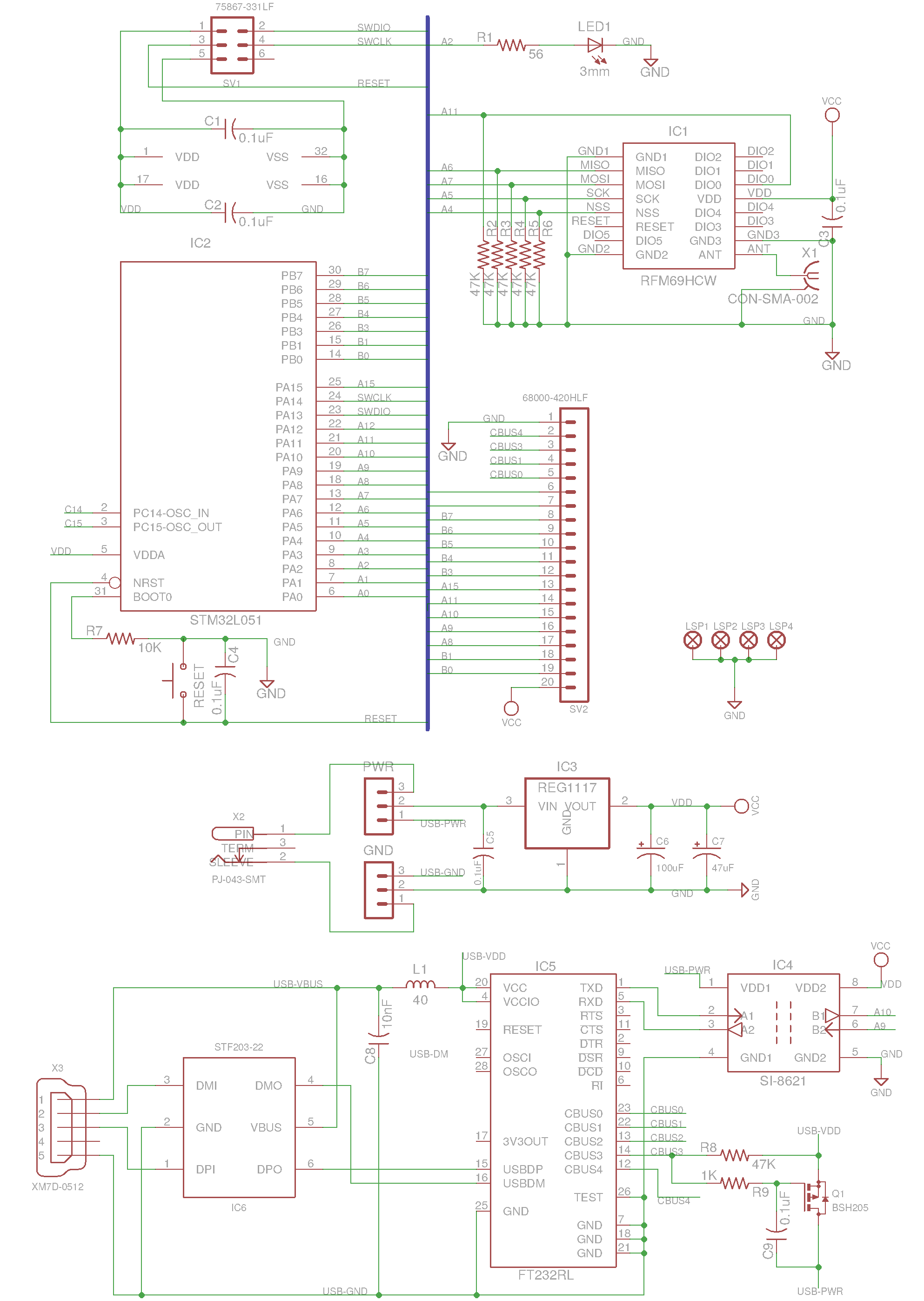 Самодельные беспроводные оконные датчики: STM32L051 + RFM69 + Android - 5 image
