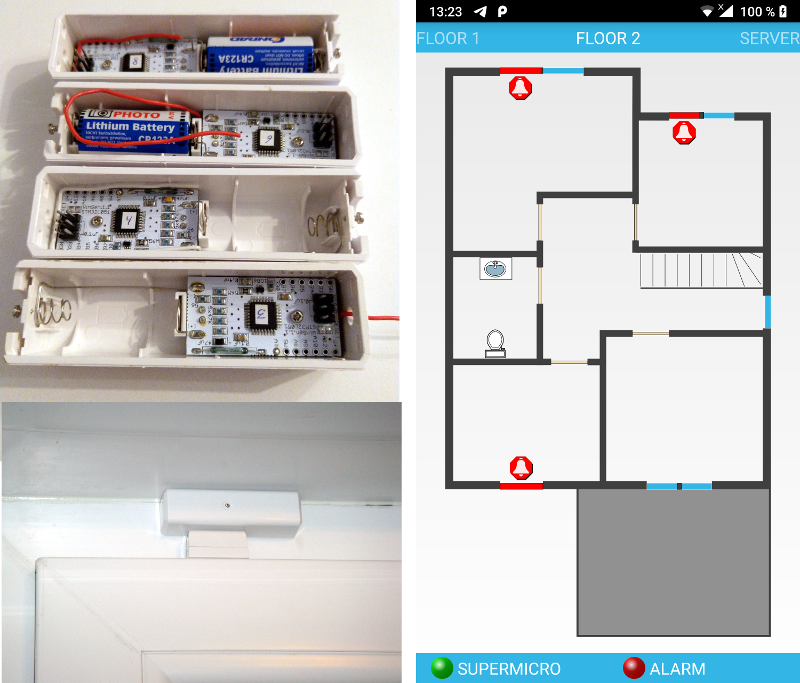 Самодельные беспроводные оконные датчики: STM32L051 + RFM69 + Android - 1