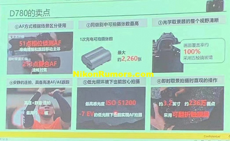 Данные о камере Nikon D780, включая цену, появились накануне анонса - 2 Данные о камере Nikon D780, включая цену, появились накануне анонса