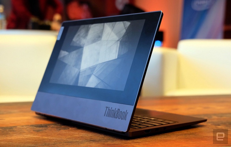 Ноутбук Lenovo ThinkBook Plus получил гигантский экран E Ink