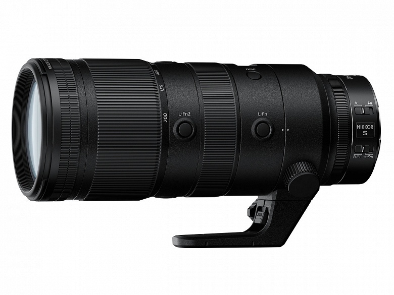 Представлен объектив Nikkor Z 70-200mm F2.8 VR S