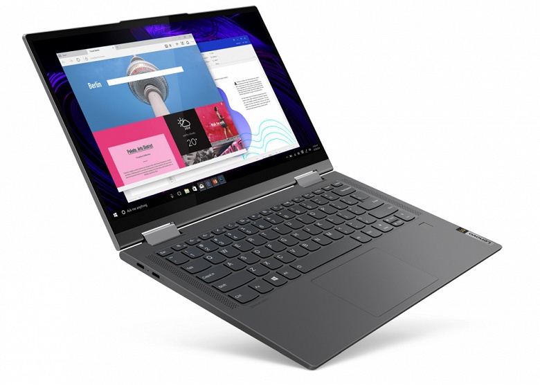 Lenovo Yoga 5G &mdash; недешевый ноутбук-перевертыш на платформе Snapdragon 8cx