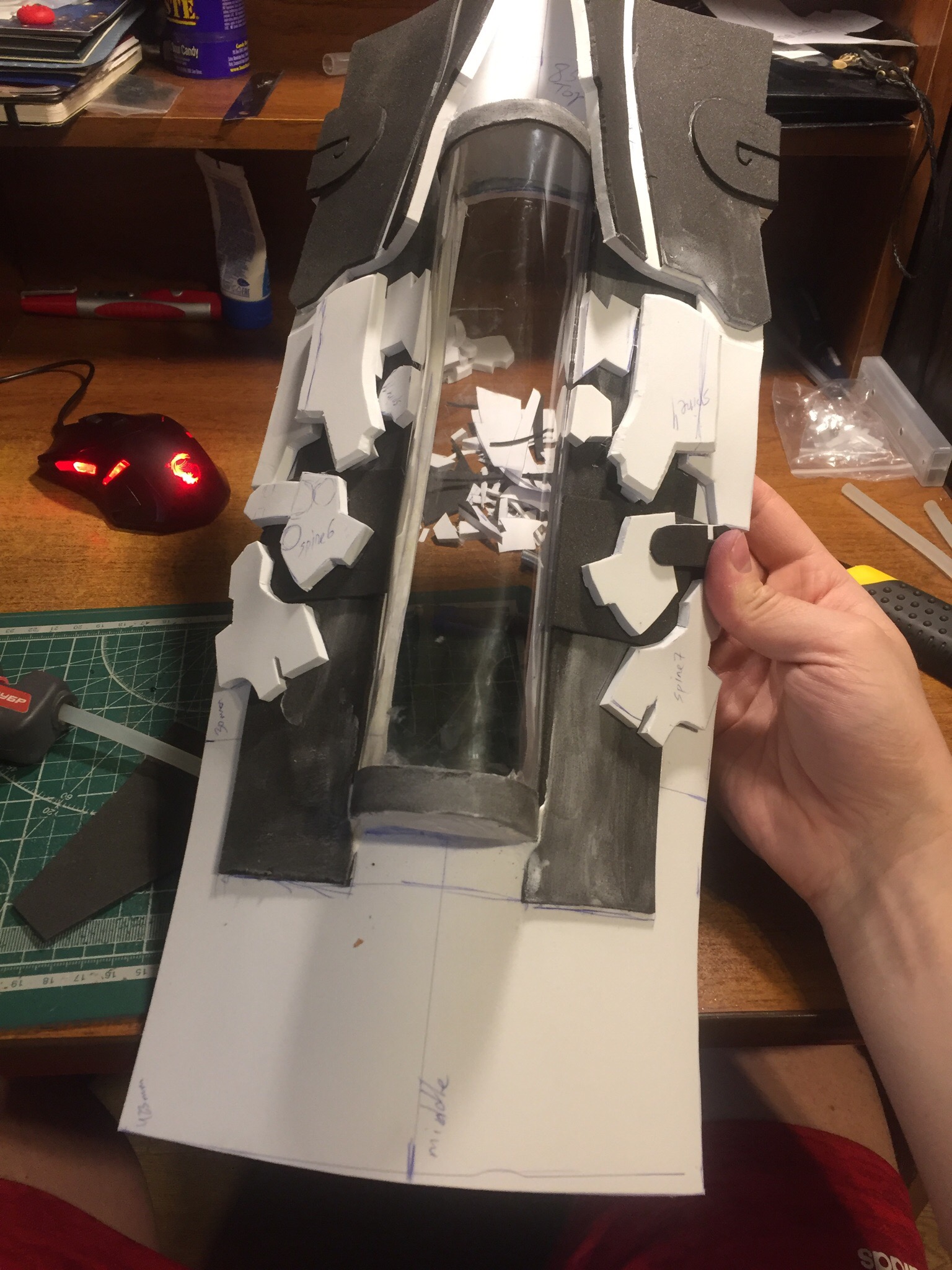 Как делается косплей. Cоздание костюма Advanced Suit Aйзека Кларка из игры Dead Space 2 - 30 Как делается косплей. Cоздание костюма Advanced Suit Aйзека Кларка из игры Dead Space 2 - 30