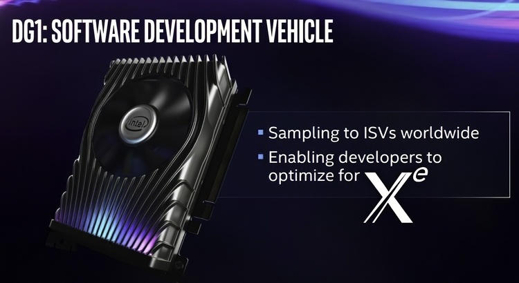 Intel представила Xe DG1 Software Development Vehicle — прототип видеокарты для разработчиков ПО