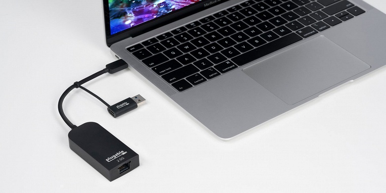 Адаптер USBC-E2500 позволяет оснастить ПК портом Ethernet 2,5 Гбит с - 1 Адаптер USBC-E2500 позволяет оснастить ПК портом Ethernet 2,5 Гбит/с