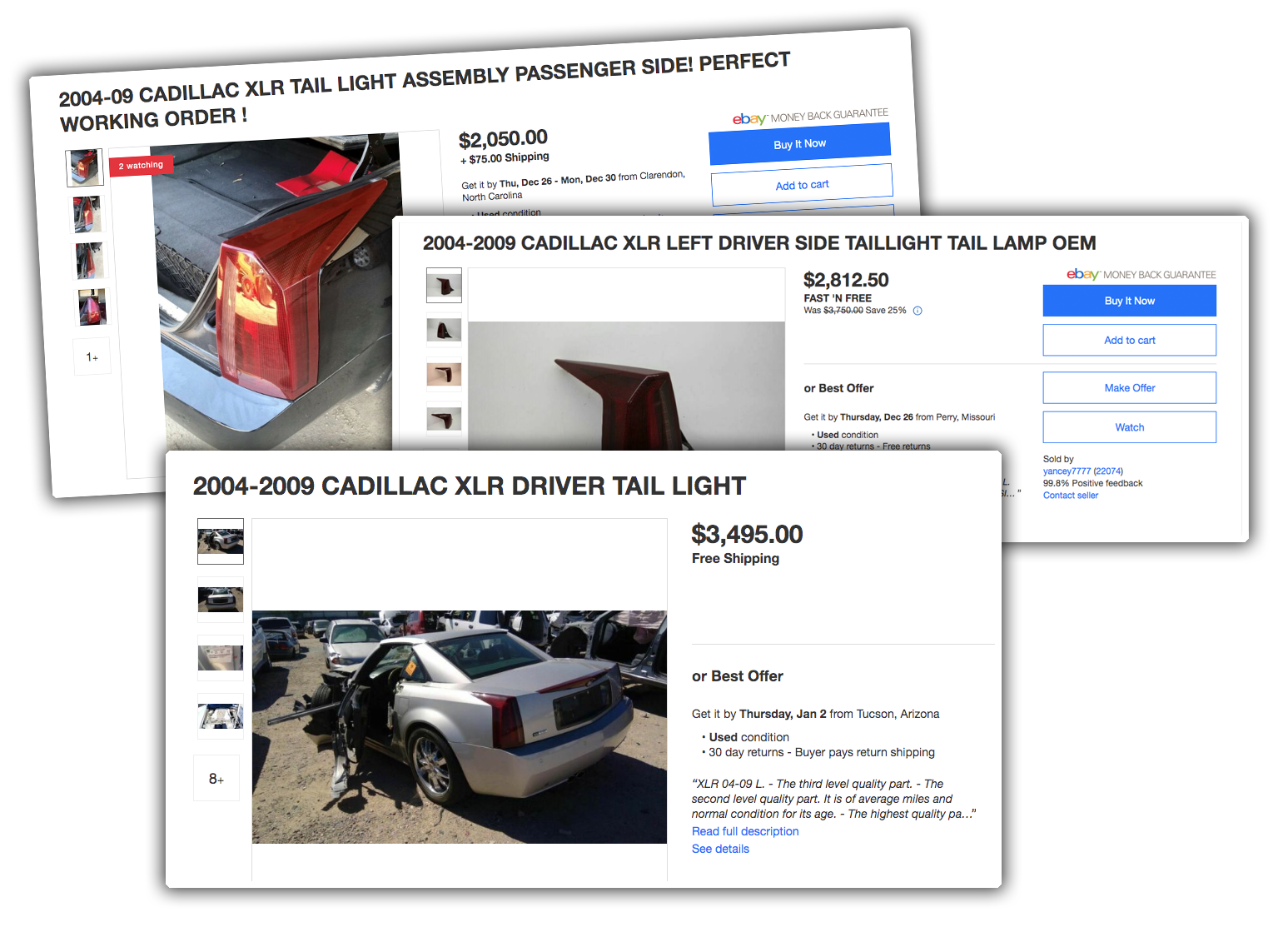 Почему задние фонари на Cadillac XLR могут стоить больше, чем подержанная Corolla - 2