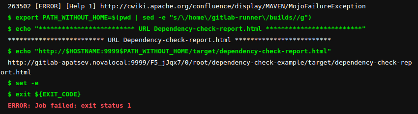 Использование сканера уязвимостей в используемых библиотеках Dependency-Check в GitlabCI - 1 Использование сканера уязвимостей в используемых библиотеках Dependency-Check в GitlabCI - 1
