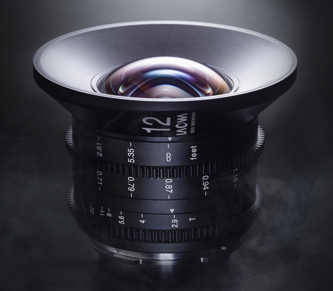 Опубликованы технические характеристики объектива Laowa 12mm t 2.9 Zero-D Cine - 1 Опубликованы технические характеристики объектива Laowa 12mm t/2.9 Zero-D Cine