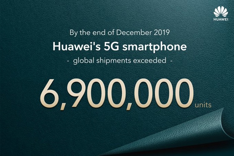 Huawei обошла Samsung по поставкам 5G-смартфонов в 2019 году